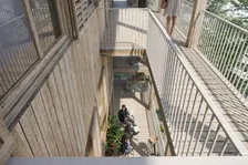 Balcony Hole, percement en façade — rendu conceptuel
