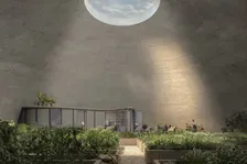 Dome Hole, coupole percée — rendu conceptuel