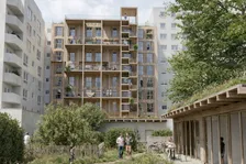 Résidence contemporaine — rendu